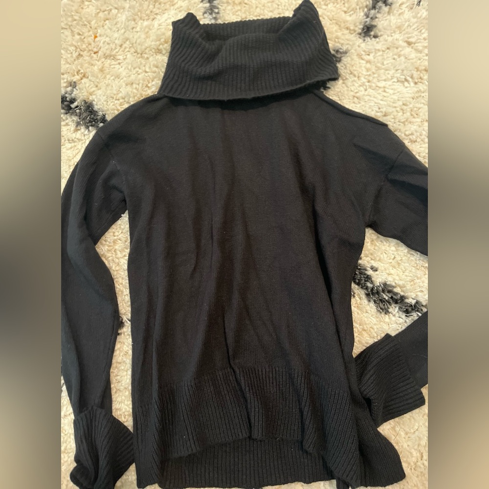 Black Turtleneck Sweater